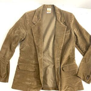 Vintage Wrangler Misses velour Caramel Fitted Jacket